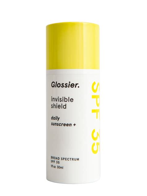 glossier sunscreen for women.